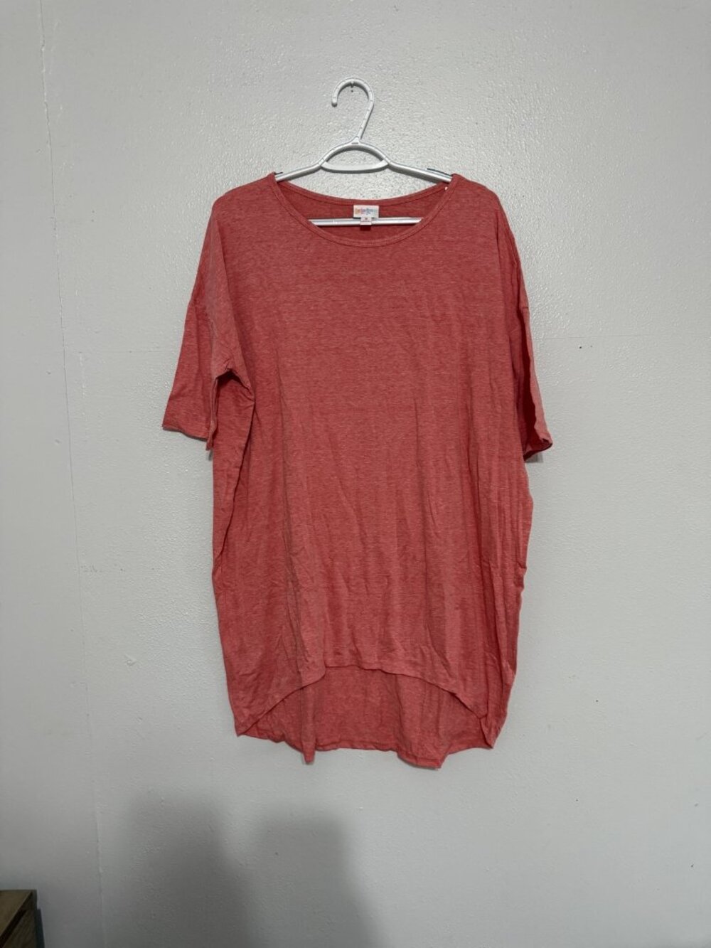 NWT LuLaRoe Irma Coral Heathered Tunic M ❤️